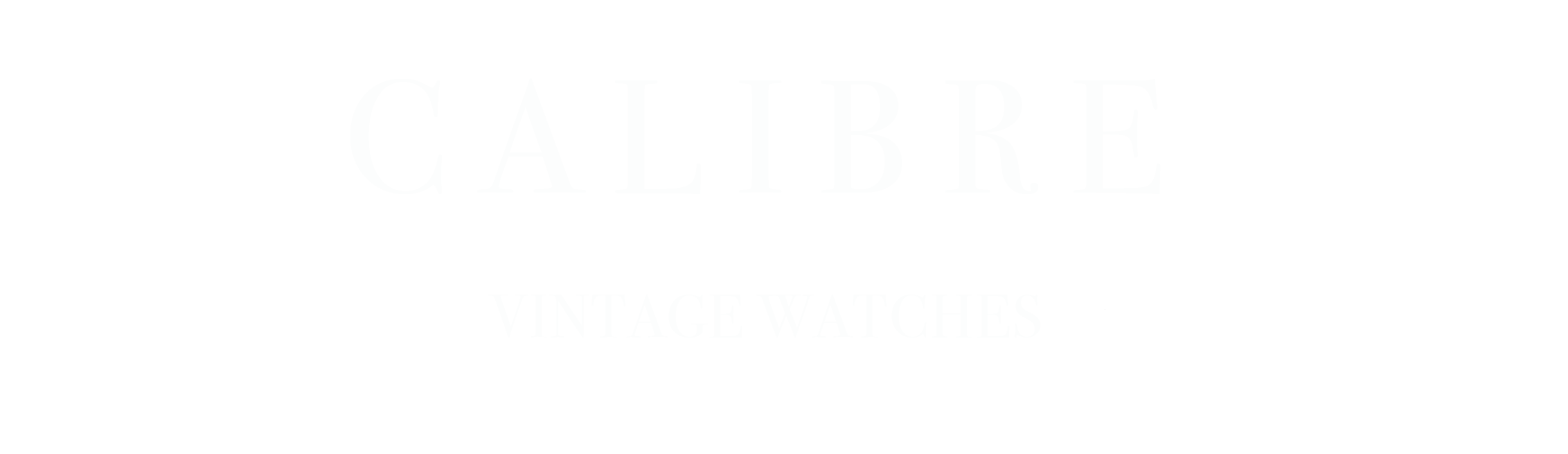 Calibre Vintage Watches